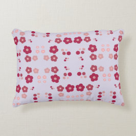 マウブピンクとラズベリー アクセントクッション