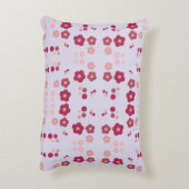 マウブピンクとラズベリー アクセントクッション (裏面(縦))