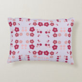 マウブピンクとラズベリー アクセントクッション (裏面)