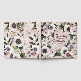 マウベのチョークに白いアネモネ ゲストブック