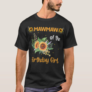 マウムオブザホテルガールヒマワリデザインモテ Tシャツ