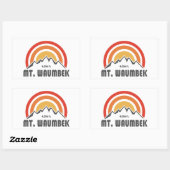 マウムベックニューハンプシャー 長方形シール (シート)