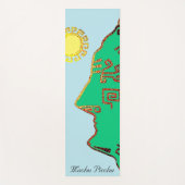 マウモダンピスタイリッシュチュスケッチ ヨガマット (正面)