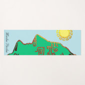 マウモダンピスタイリッシュチュスケッチ ヨガマット (正面(横))