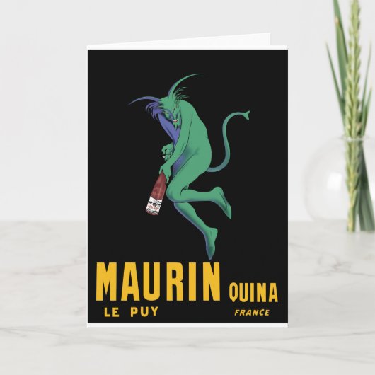 マウリンキーナカッピエロ1906年アブシンテアペルティフ カード (正面)