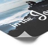 マウンやる気を起こさせるテン登山 – 旅の喜び ポスター (角)