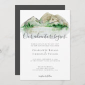 マウンエレガントテン・アドベンチャー結婚ズ 招待状 (正面/裏面)