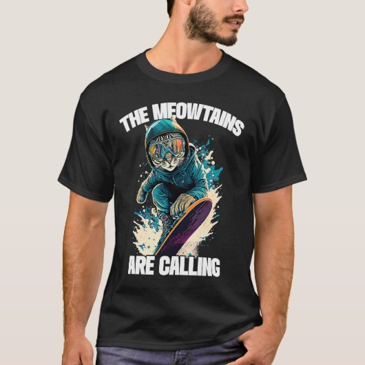 マウンクールトスキーヤー雪男性へ盤の女性キッズS Tシャツ (正面)