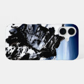 マウンテニアの功績 雪 冬 iPhone 16ケース (裏面横)