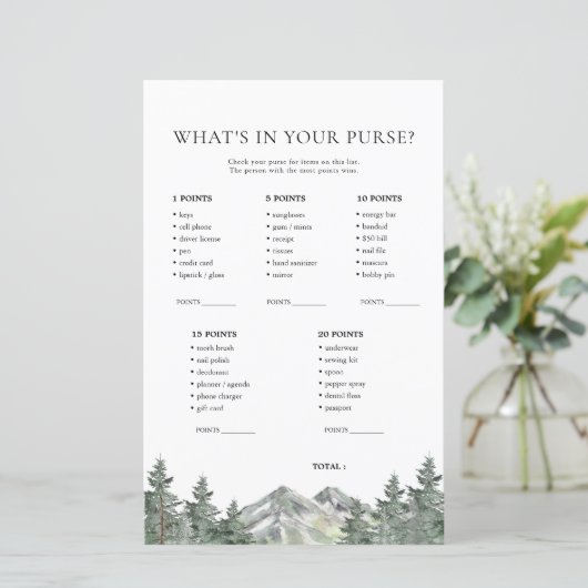 マウンテンあなたの財布のゲームカードの中に何がある (スタンド正面)