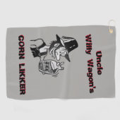 マウンテンおもしろいマン🏔️コミカルヒルビリー ゴルフタオル (横)