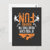 マウンテンおもしろい登山ジョーク登山者のユーモア ポストカード (正面/裏面)