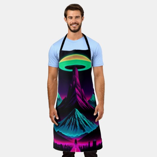 マウンテンの吸盤 エプロン (着用した状態)