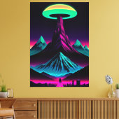 マウンテンの吸盤 キャンバスプリント (インサイチュ (リビング))