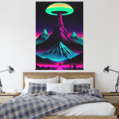 マウンテンの吸盤 キャンバスプリント (インサイチュ (寝室))