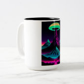 マウンテンの吸盤 ツートーンマグカップ (正面左)