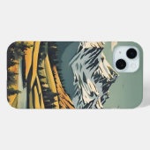 マウンテンアイフォンケース Case-Mate iPhoneケース (裏面 (横))