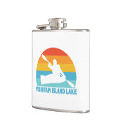 マウンテンアイランドレイクノースカロライナカヤック フラスク (左)