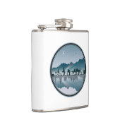 マウンテンアイランドレイクノースカロライナ反射 フラスク (右)