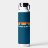 マウンテンアイランドレイクノースカロライナ州カヌー ウォーターボトル (正面)