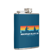 マウンテンアイランドレイクノースカロライナ州カヌー フラスク (右)