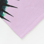 マウンテンアイ抽象芸術アイコニックデザイン フリースブランケット (角)