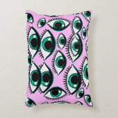 マウンテンアイ。抽象芸術アイコン  アクセントクッション (正面(垂直))