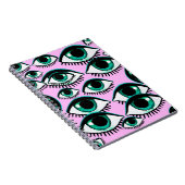 マウンテンアイ。抽象芸術アイコン  ノートブック (右側)