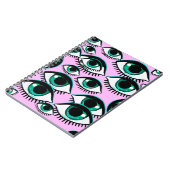 マウンテンアイ。抽象芸術アイコン  ノートブック (左側)