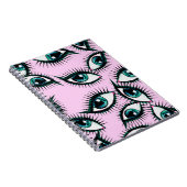 マウンテンアイ。抽象芸術アイコン  ノートブック (右側)