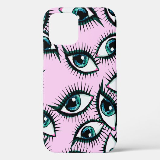 マウンテンアイ。抽象芸術アイコン  Case-Mate iPhoneケース (裏面)