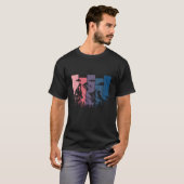マウンテンアウトドアキャンバスディストressed tシャツ (正面フル)