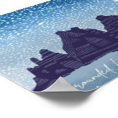 マウンテンアップフィティングカードのように接地 ポスター (角)