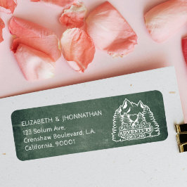 マウンテンアドベンチャーがグリーンチョーク素朴ボードを開始 ラベル