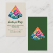 マウンテンアドベンチャーがベビーインサートの本を待つ エンクロージャーカード (正面/裏面)