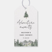 マウンテンアドベンチャーは好意を待ち感謝 ギフトタグ (裏面)