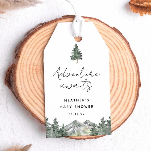 マウンテンアドベンチャーは好意を待ち感謝 ギフトタグ