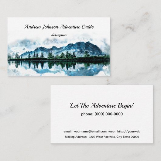 マウンテンアドベンチャーガカスタムイド 名刺 (正面/裏面)