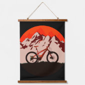 マウンテンアドベンチャーバイク 吊り下げ型タペストリー (正面)