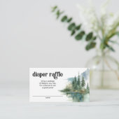マウンテンアドベンチャーフォレスト緑おむつラッフル エンクロージャーカード (スタンド正面)
