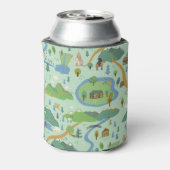 マウンテンアドベンチャー：探検家のパターン 缶クーラー (缶裏面)