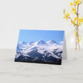 マウンテンアララートグリーティングカード カード (黄色い花)