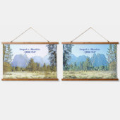 マウンテンアルプス自然スカイウッドトップウォールタペストリー 吊り下げ型タペストリー (ダブル)