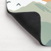 マウンテンアートマウンテントップイメージグリーンマウンテンph マウスパッド (コーナー)