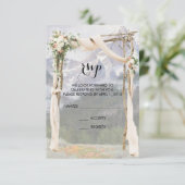 マウンテンアーボーパーク外挙式 返信カード 招待状 (スタンド正面)