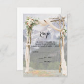 マウンテンアーボーパーク外挙式 返信カード 招待状 (正面/裏面)