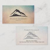 マウンテンイラストレーションインブラック 名刺 (正面/裏面)