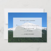 マウンテンウェディングRSVP招待状 出欠カード (正面)