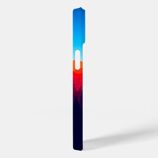 マウンテンウォッチタワー風光明媚な電話ケー鮮やかス – Na Case-Mate iPhoneケース (裏面 / 右)