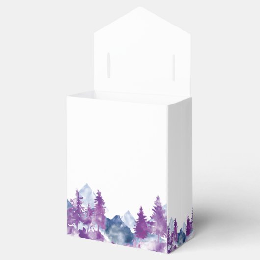 マウンテンウォーターエレガントカラー素朴マウヴモダン フェイバーボックス (オープン)